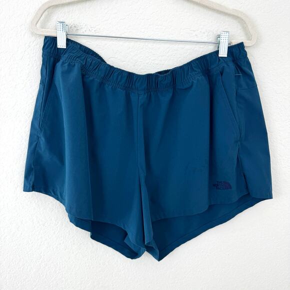 The North Face Women's Drawstring Water Resist Active Shorts Blue Size XXL - Picture 1 of 9
